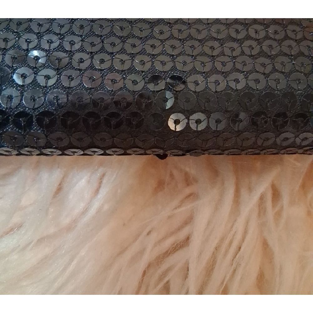 Betsey Johnson Glittering Black Sequin Clutch - Picture 9 of 9